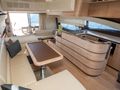 MY LAURA - Azimut 60 Fly,dining area and galley MY LAURA - Azimut 60 Fly,dining area and galley