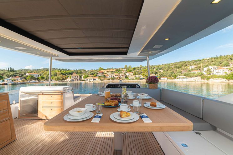 Charter Yacht KAMCHATKA - Adventura 14 Power Catamaran - 4 Cabins - Lefkas - Athens - Santorini - Greece