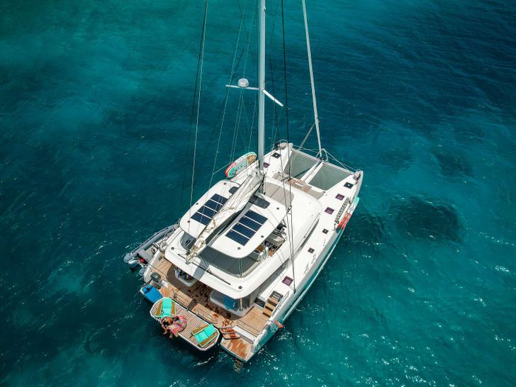ISLAND HOPPIN 55 Lagoon 55 - aerial shot ISLAND HOPPIN 55 Lagoon 55 - aerial shot