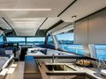 EL PETAS Ferretti 550 galley and saloon EL PETAS Ferretti 550 galley and saloon
