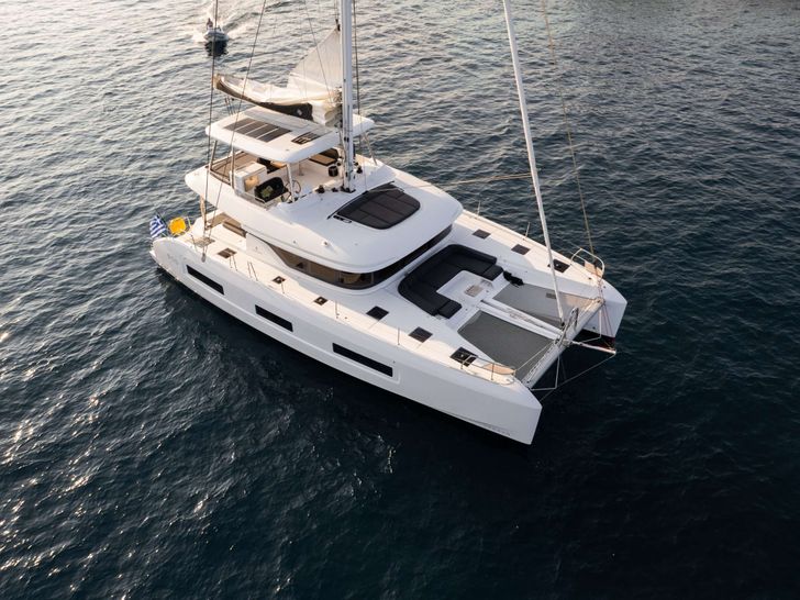 ADEL Lagoon 55 - aerial profile ADEL Lagoon 55 - aerial profile