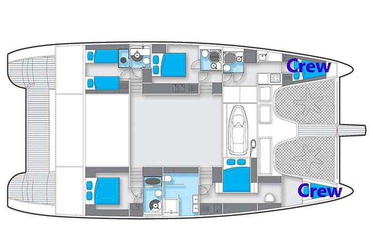 Layout for SEAZEN II Sunreef 70 - layout