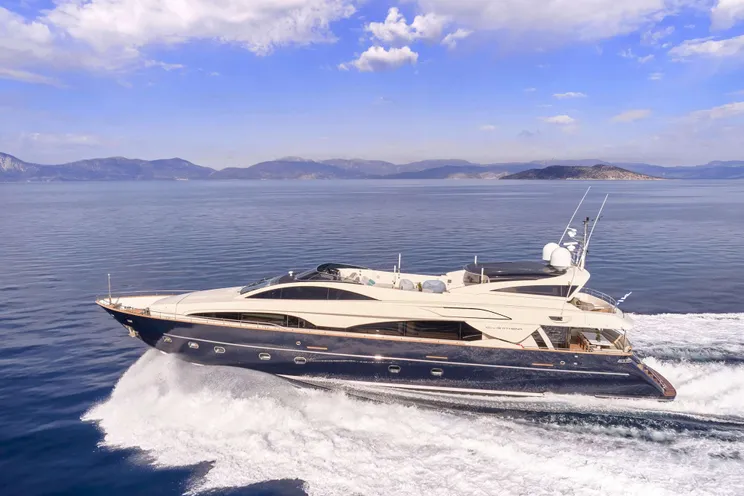 Charter Yacht BEYOND - Riva Athena 115 - 5 Cabins - Athens - Mykonos - Spetses