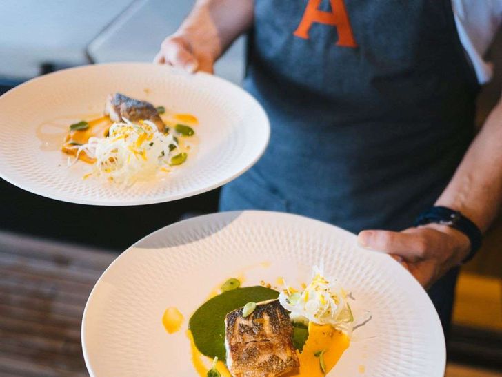 AMBER ONE Sunreef 70 - sample dish AMBER ONE Sunreef 70 - sample dish