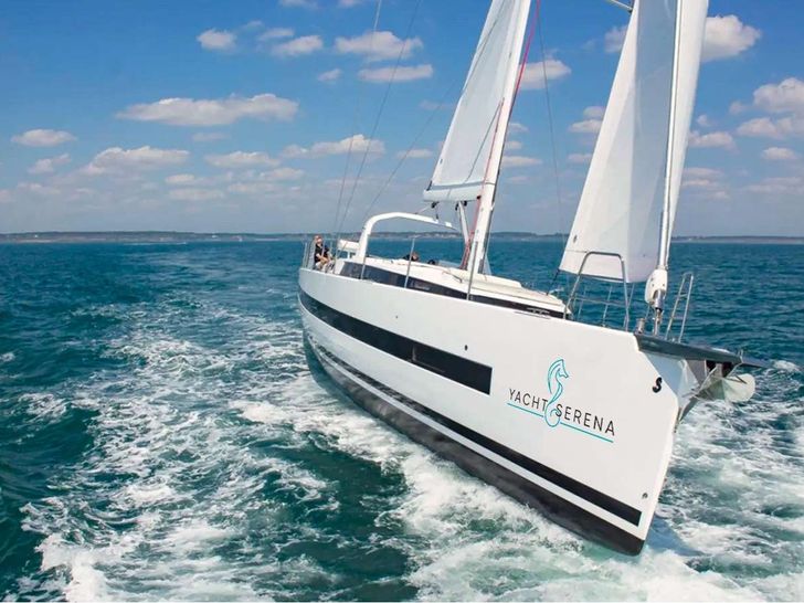 Hull number 1 of Beneteau's new line of 62 ft sloops,Serena is style,grace and comfort under sail. Hull number 1 of Beneteau's new line of 62 ft sloops,Serena is style,grace and comfort under sail.