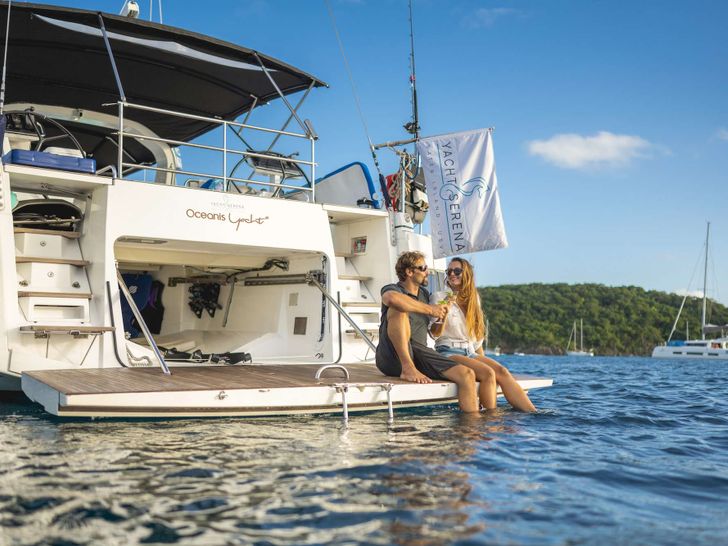 Your private beach on the stern Your private beach on the stern
