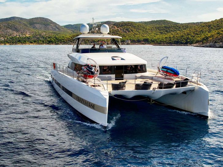 Motor catamaran Crazy Horse,a luxurious Lagoon 78,offers the ultimate sailing experience to guests seeking the combination of luxury and comfort. With 5 beautiful cabins,Crazy Horse has the capacity to accommodate up to 10 guests. Guests can expect to Motor catamaran Crazy Horse,a luxurious Lagoon 78,offers the ultimate sailing experience to guests seeking the combination of luxury and comfort. With 5 beautiful cabins,Crazy Horse has the capacity to accommodate up to 10 guests. Guests can expect to