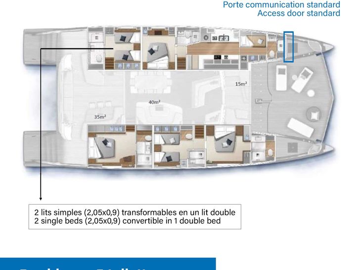 CRAZY HORSE Lagoon 78 - layout CRAZY HORSE Lagoon 78 - layout