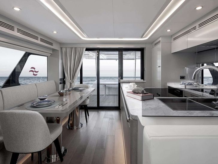 NORMAN'S T4 - Sirena 68,galley and kitchen dining NORMAN'S T4 - Sirena 68,galley and kitchen dining
