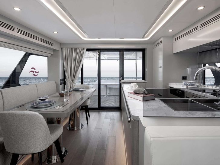 NORMAN'S T4 - Sirena 68,galley and kitchen dining