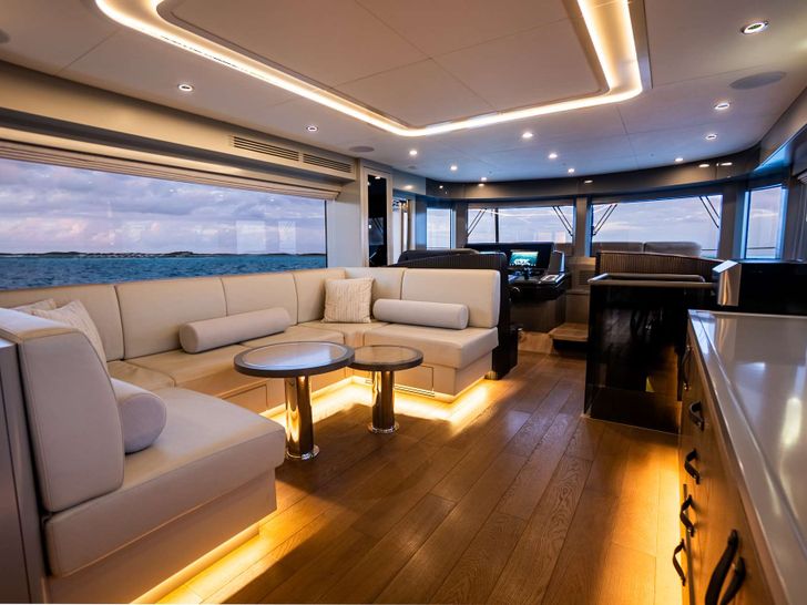 NORMAN`S T4 Sirena 68 - main saloon NORMAN`S T4 Sirena 68 - main saloon