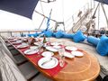 STELLA QUEEN - Turkish Shipyard Gulet 27 m,alfresco dining set up