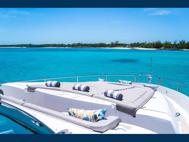 DADDY'S $ - Sunseeker 75 ft.,bow bronzing area
