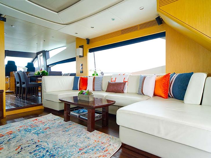 DADDY'S $ - Sunseeker 75 ft.,main saloon DADDY'S $ - Sunseeker 75 ft.,main saloon