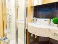 DADDY'S $ - Sunseeker 75 ft.,VIP cabin bathroom
