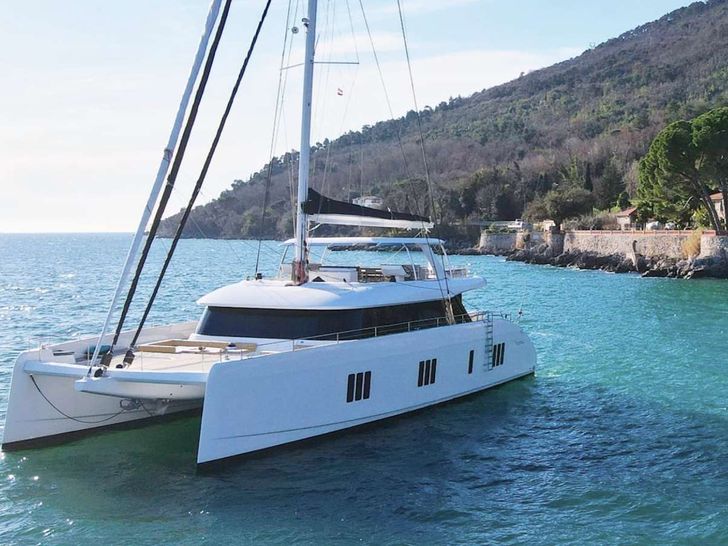 NALA ONE Sunreef 80 - anchored NALA ONE Sunreef 80 - anchored