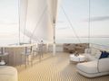 MAXITA - Custom Sailing Yacht 39 m,bar area and seating area
