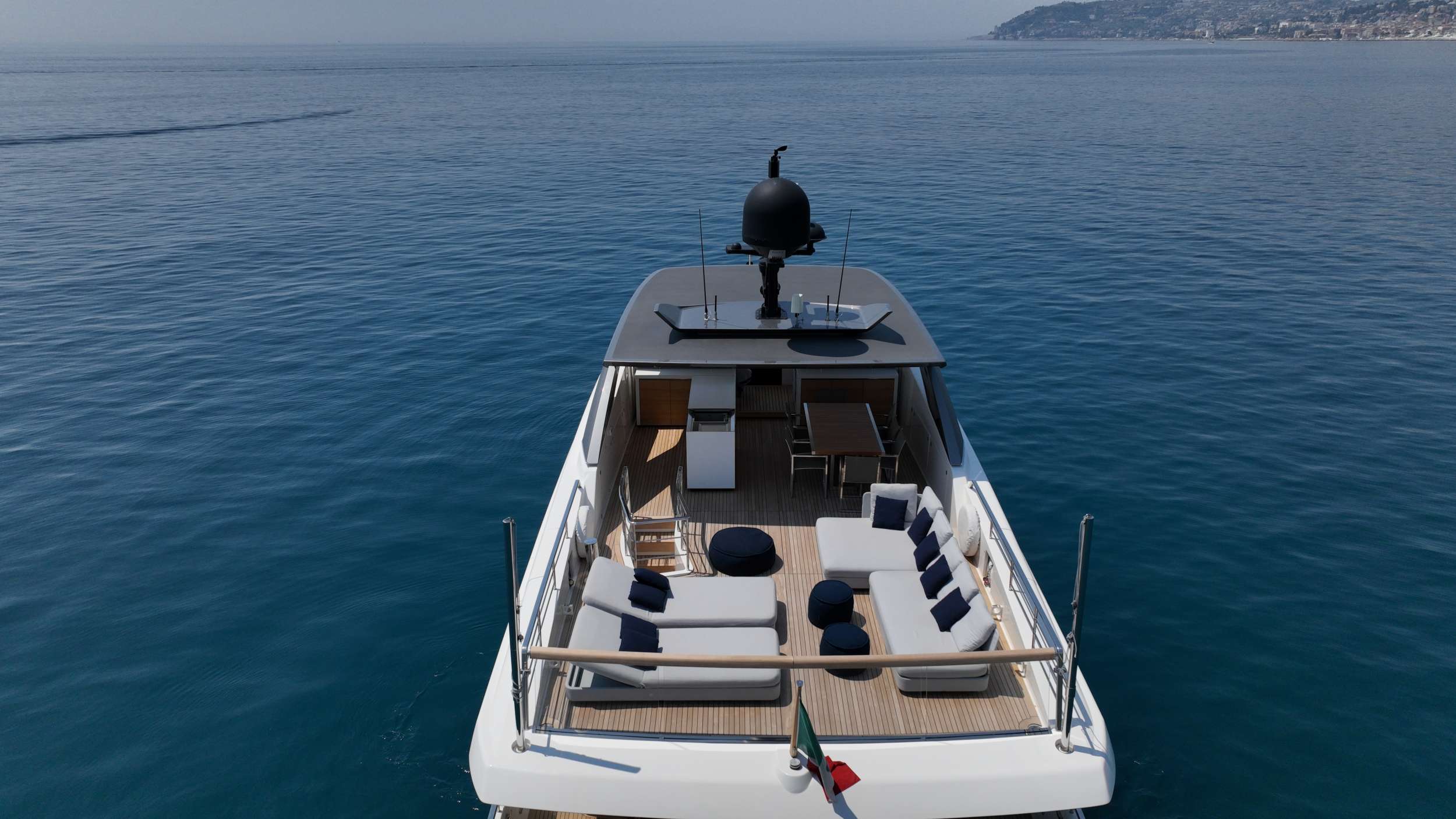 AMAN Sanlorenzo SL96 - sundeck aft