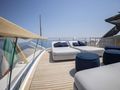 AMAN Sanlorenzo SL96 - sundeck sunbeds AMAN Sanlorenzo SL96 - sundeck sunbeds