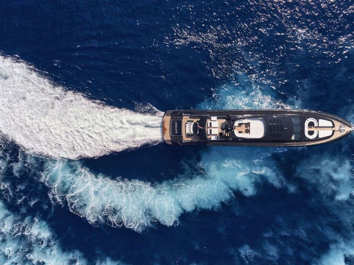 ABILITY Codecasa 41S - aerial shot cruising ABILITY Codecasa 41S - aerial shot cruising