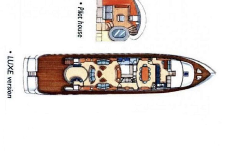 Layout for STEELING TIME - Azimut 100, motor yacht layout