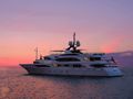 GALAXY - Benetti 56 m,cruising under the sunset
