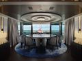 GALAXY - Benetti 56 m,indoor dining area GALAXY - Benetti 56 m,indoor dining area