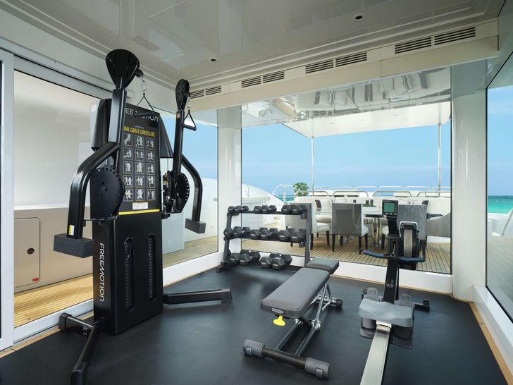 GALAXY - Benetti 56 m,gym GALAXY - Benetti 56 m,gym