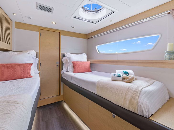SOME KIND OF WONDERFUL Fountaine Pajot Victoria 67 - twin cabin SOME KIND OF WONDERFUL Fountaine Pajot Victoria 67 - twin cabin