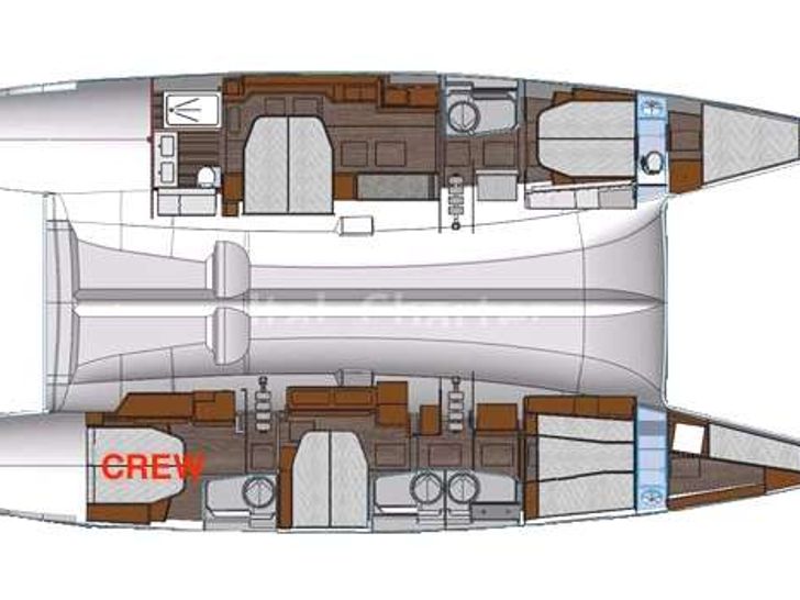 SOME KIND OF WONDERFUL Fountaine Pajot Victoria 67 - layout SOME KIND OF WONDERFUL Fountaine Pajot Victoria 67 - layout