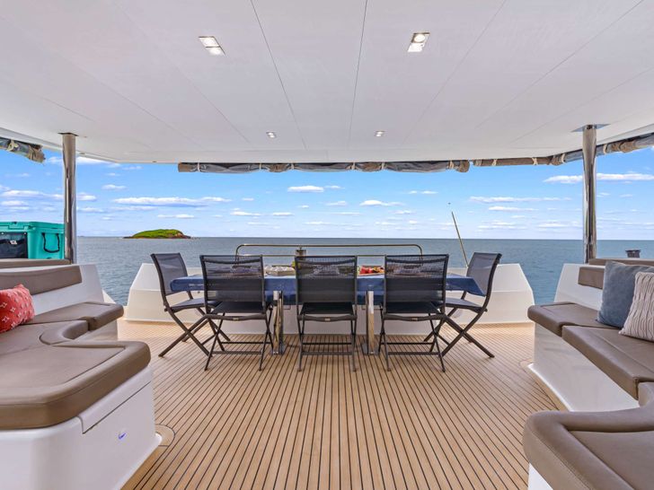 SOME KIND OF WONDERFUL Fountaine Pajot Victoria 67 - aft deck SOME KIND OF WONDERFUL Fountaine Pajot Victoria 67 - aft deck
