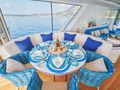 CORAL OCEAN - Lurssen 239 ft.,sky lounge dining area CORAL OCEAN - Lurssen 239 ft.,sky lounge dining area
