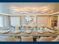 CORAL OCEAN - Lurssen 239 ft.,indoor dining