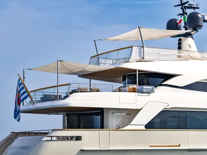 ANYTHING GOES V - San Lorenzo 34 m,rear view ANYTHING GOES V - San Lorenzo 34 m,rear view