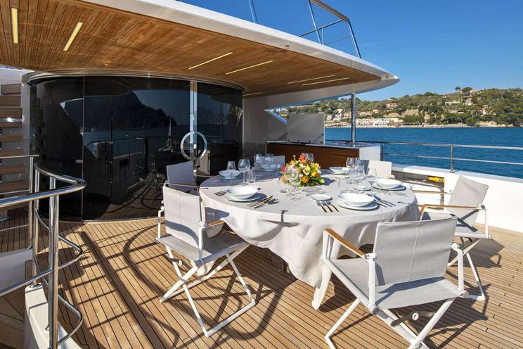 Charter Yacht ANYTHING GOES V - San Lorenzo 34 m - 5 Cabins - La Spezia - Naples - Sicily - Sardinia - French Riviera - Corsica - West Mediterranean