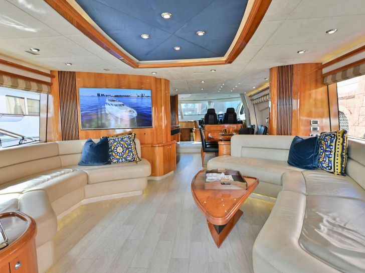 AQUA ALBERTI - Sunseeker 82,main saloon AQUA ALBERTI - Sunseeker 82,main saloon