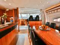 AQUA ALBERTI - Sunseeker 82,galley and indoor dining area AQUA ALBERTI - Sunseeker 82,galley and indoor dining area