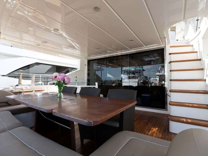 PRAYING FOR OVERTIME Princess UK 85 - aft deck PRAYING FOR OVERTIME Princess UK 85 - aft deck