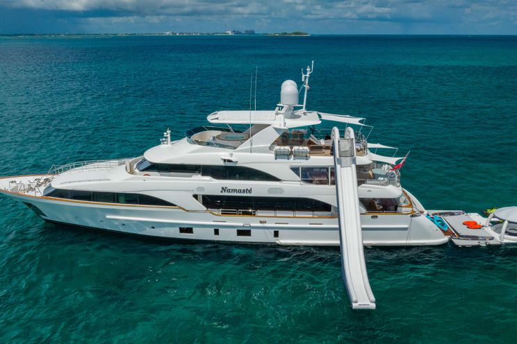 Charter Yacht NAMASTE - Benetti 121 - 5 Cabins - Nassau - Exumas - Bahamas - St. Martin - US Virgin Islands - British Virgin Islands - Leewards - Caribbean