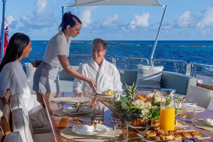 Charter Yacht NAMASTE - Benetti 121 - 5 Cabins - Nassau - Exumas - Bahamas - St. Martin - US Virgin Islands - British Virgin Islands - Leewards - Caribbean