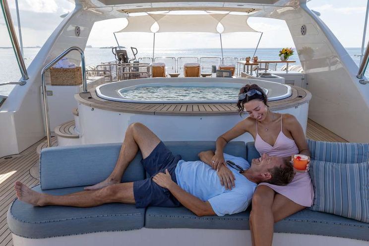 Charter Yacht NAMASTE - Benetti 121 - 5 Cabins - Nassau - Exumas - Bahamas - St. Martin - US Virgin Islands - British Virgin Islands - Leewards - Caribbean
