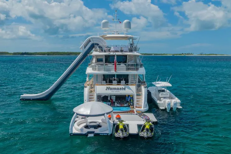 Charter Yacht NAMASTE - Benetti 121 - 5 Cabins - Nassau - Exumas - Bahamas - St. Martin - US Virgin Islands - British Virgin Islands - Leewards - Caribbean
