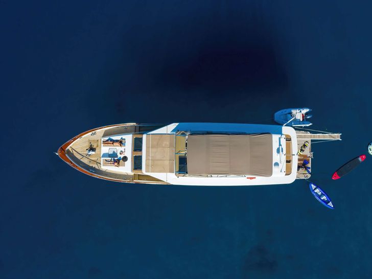 CUSTOM BLANKA Custom Built Aluminum Cutter 22m - aerial shot CUSTOM BLANKA Custom Built Aluminum Cutter 22m - aerial shot