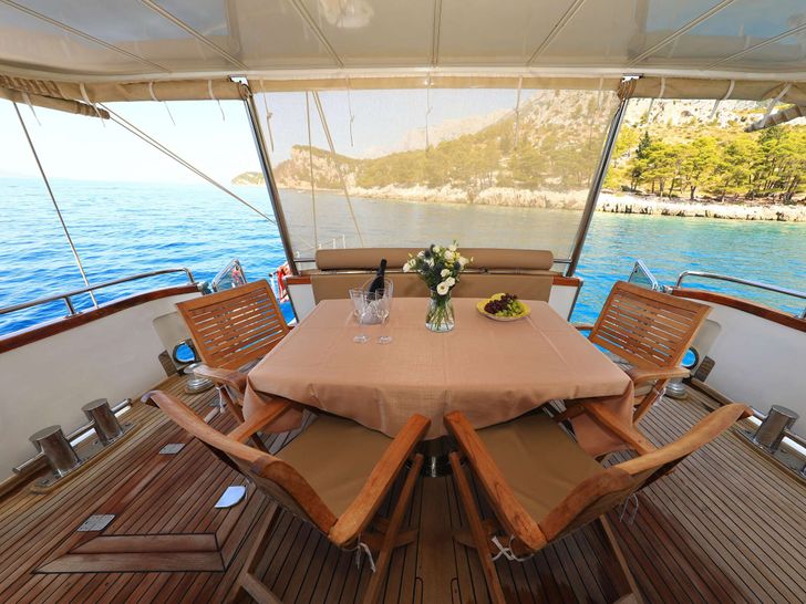 CUSTOM BLANKA Custom Built Aluminum Cutter 22m - aft deck CUSTOM BLANKA Custom Built Aluminum Cutter 22m - aft deck