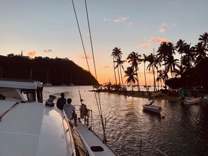 LADY MARIGOT Privilege Alliaura Marine Group 58 - under the sunset LADY MARIGOT Privilege Alliaura Marine Group 58 - under the sunset
