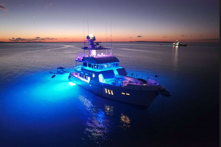 Charter Yacht AMMONITE - Nordhavn Custom 23m - 3 Cabins - Abaco - Nassau - Exumas - Bahamas