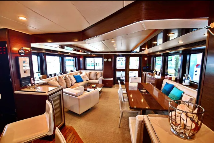 Charter Yacht AMMONITE - Nordhavn Custom 23m - 3 Cabins - Abaco - Nassau - Exumas - Bahamas