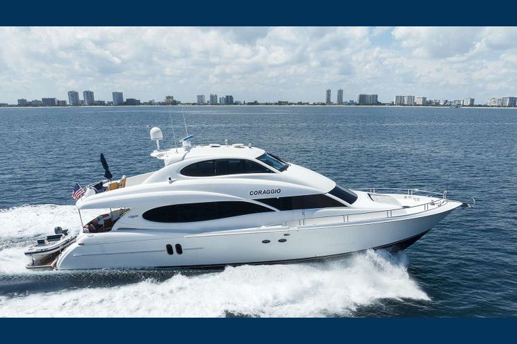 Charter Yacht CORAGGIO - LAZZARA 80 - 3 Cabins - Fort Lauderdale - Miami - Bahamas