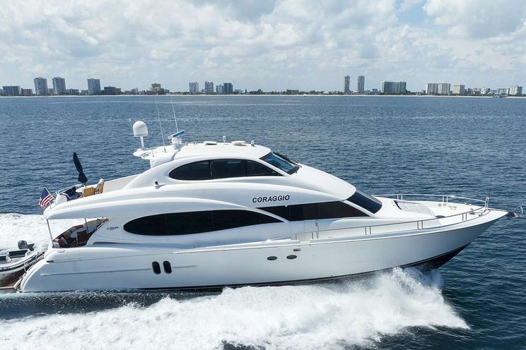 Charter Yacht CORAGGIO - LAZZARA 80 - 3 Cabins - Fort Lauderdale - Miami - Bahamas