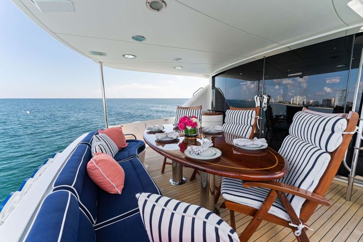 Charter Yacht CORAGGIO - LAZZARA 80 - 3 Cabins - Fort Lauderdale - Miami - Bahamas